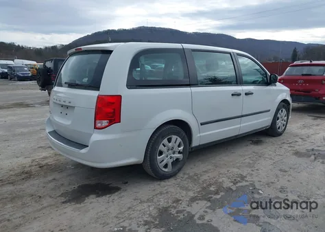 2014 Dodge Grand Caravan American Value Pkg from USA, damaged, VIN 2C4RDGBG2ER376923